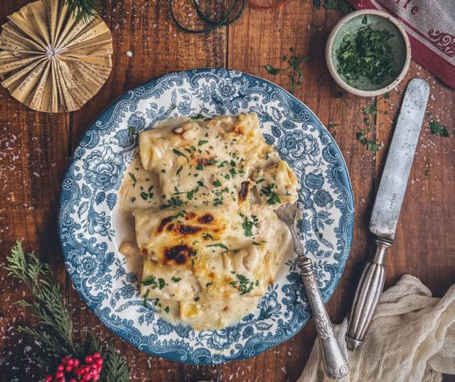 Canelones de marisco: receta fácil para ocasiones especiales Canelones de marisco: receta fácil para ocasiones especiales